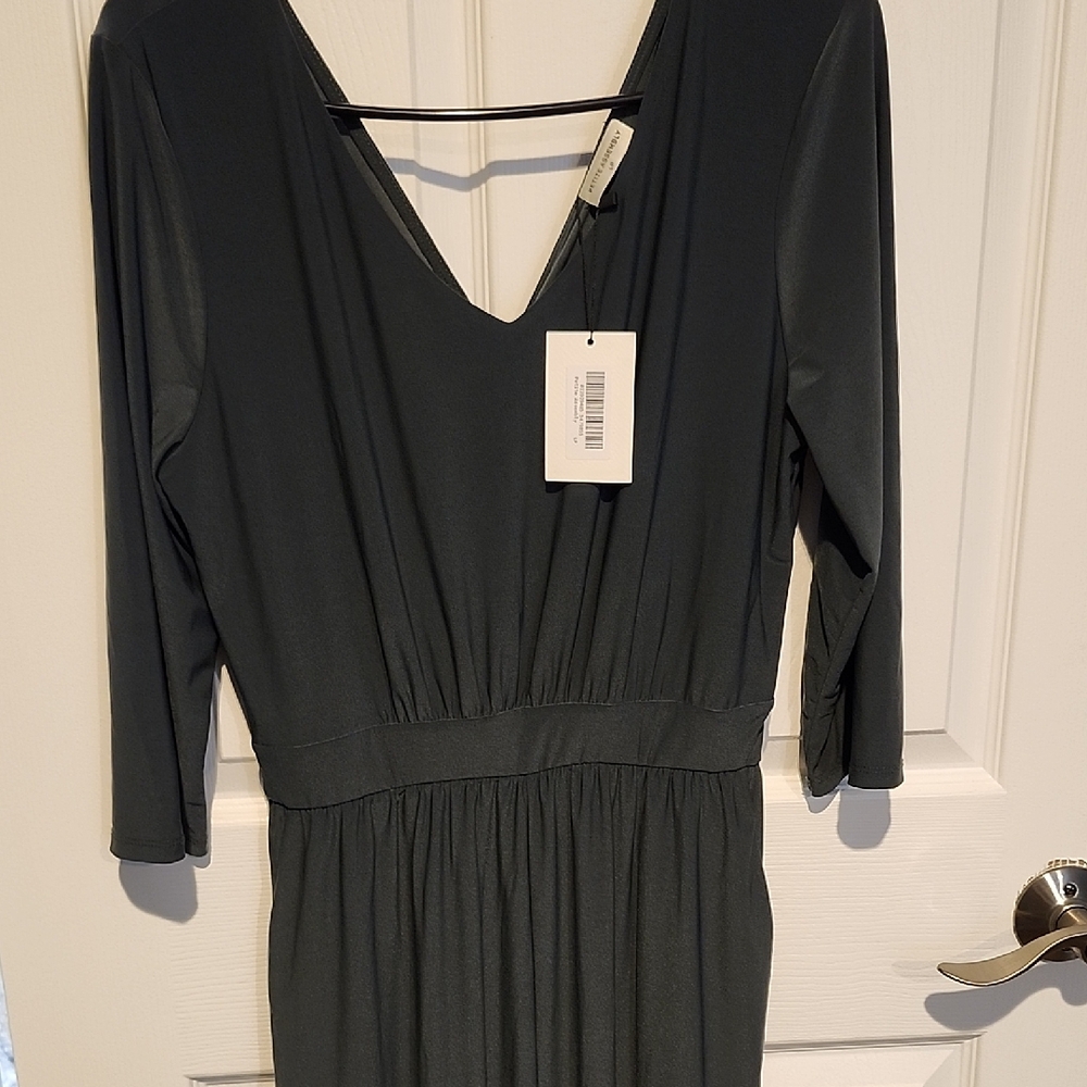 Elegant Dark Gray Women's Dress